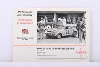 MARCOS: A MINI MARCOS 850 GT four page black and white brochure - 3