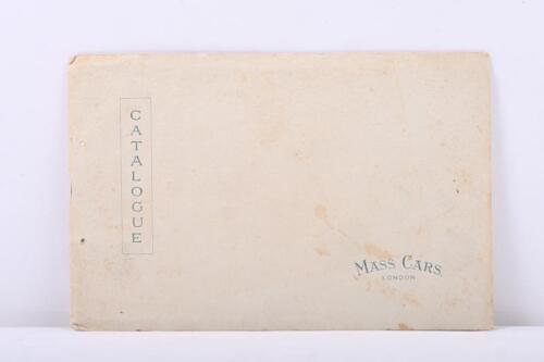 MASS CARS: An original vintage 'MASS CARS' catalogue