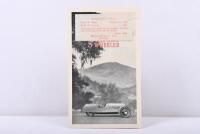 MORGAN: A 1930's Morgan 3 WHEELER sales brochure