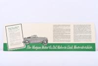MORGAN: A 1930's Morgan 4-4&nbsp;sales brochure - 2