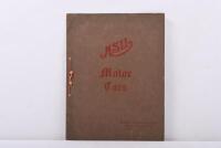 N.S.U: A vintage 1913 'N.S.U. Motor Cars' model range sales brochure