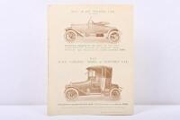N.S.U: A vintage 1913 'N.S.U. 18 H.P. FOUR CYLINDER (Four-Seater)' sales brochure - 3