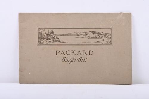 PACKARD: A Packard Single-Six Brochure. Circa 1920s