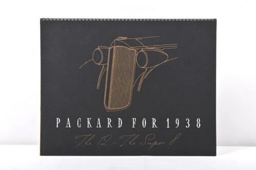 PACKARD: A Packard "The 12, The Super 8" sales brochure. 1938