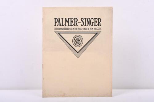 193 · PALMER-SINGER: An interesting 1913 'PALMER-SINGER' sales brochure
