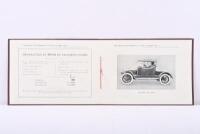 PALLADIUM: A 1911-12 PALLADIUM 12&nbsp;page sales brochure. Separate model leaflets - 4