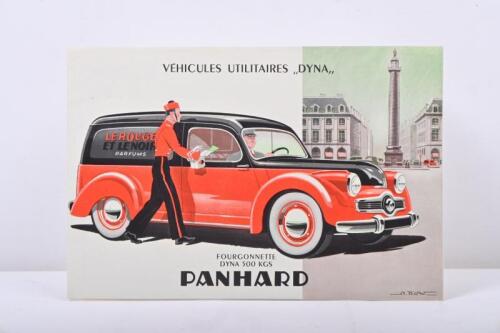 196 · PANHARD: A 1947 PANHARD FOURGONNETTE DYNA 500 KGS sales brochure. With separate specification sheet