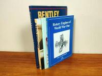 AVIATION: Four books on aircraft engines, predominantly Rotary powered