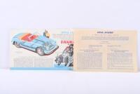 PANHARD: A 1950's&nbsp;PANHARD&nbsp;JUNIOR sales brochure. With English translation sheet - 2