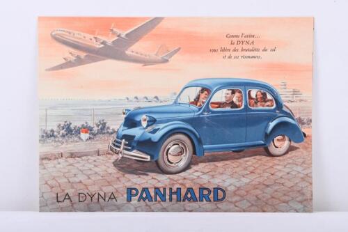 PANHARD: A 1947 PANHARD LA DYNA sales brochure
