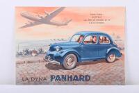 PANHARD: A 1947 PANHARD LA DYNA&nbsp;sales brochure