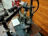 EYES: A rare Zeiss Henker Slit Lamp eye examiner - 8