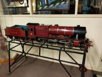 LOCOMOTIVE: A fine model of a &lsquo;Royal Scot&rsquo; 4-6-0 express passenger locomotive, 5-inch gauge live steam model