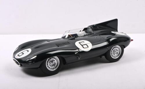 JAGUAR: A exceptionally detailed 1:12 scale AUTOart Jaguar D-Type 1955 Le-Mans Winner [Location: Melbourne]