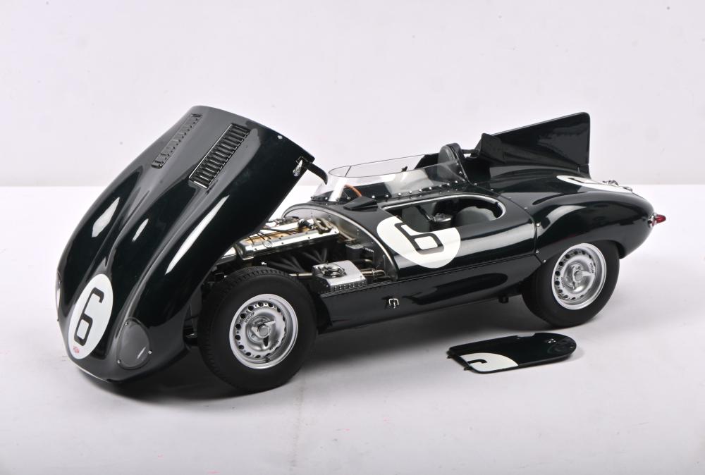 JAGUAR A exceptionally detailed 1 12 scale AUTOart Jaguar D Type 1955 Le Mans Winner Location Melbourne Price Estimate