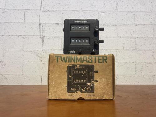 HALDA: A c1960s-1970s&nbsp;Halda&nbsp;'Twinmaster' rally metre system in original box. Cat No. TWM2, Ser. No. 50299.&nbsp;[Location: Sydney]