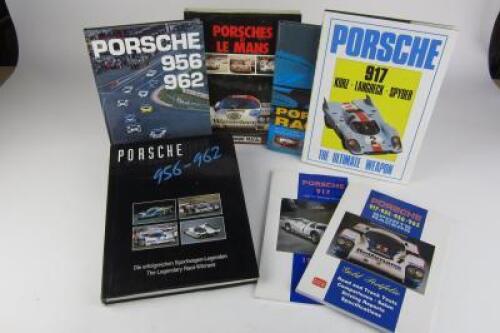 PORSCHE: Group of Porsche Racing Car books.
