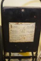 MICHELIN: An early Michelin portable trolley compressor with seated Bibendum figure - 3