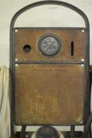 MICHELIN: An early Michelin portable trolley compressor with seated Bibendum figure - 5