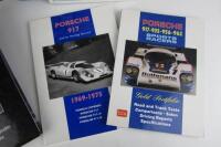 PORSCHE: Group of Porsche Racing Car books. - 2
