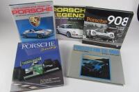 PORSCHE: A group of books covering Porcshe racing and Road cars.