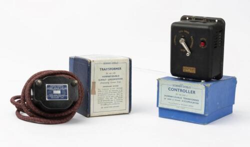 HORNBY: A Hornby Dublo 12-volt transformer and 32300 controller