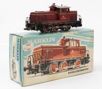 MARKLIN: A Marklin 3064 0-6-0 diesel locomotive in original box