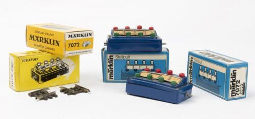 MARKLIN: Four Marklin 7020 control panels, all boxed