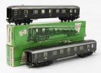 MARKLIN: Two Marklin 4044 and 4026 express baggage/luggage vans, boxed