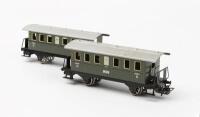 MARKLIN: Two Marklin 4040 wagons, both boxed - 2