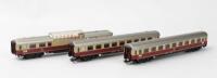 MARKLIN: Four T.E.E express coach cars from the German Federal Railway (4090, 4085, 4086, 4058) - 2