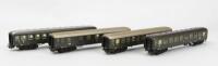 MARKLIN: Four Marklin passenger HO carriages - 2