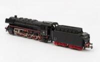 MARKLIN: A Marklin HO 3047 2-10-0 heavy goods steam locomotive with tender (missing coal) in fitted box. - 2