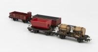 MARKLIN: Four Marklin HO carts including two open goods cars - 2