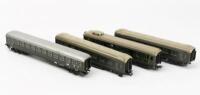 MARKLIN: Four Marklin HO express coaches, circa 1950s - 2