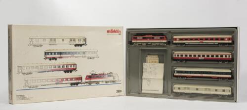 MARKLIN: A M&auml;rklin H0 2859 boxed trainset of DB &lsquo;125 years M&auml;rklin Special Edition&rsquo;, lacking booklet