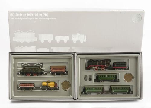 MARKLIN: M&auml;rklin H0 0050 50 Jahre Jubil&auml;umspackung limited edition boxed train set