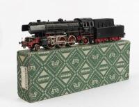 MARKLIN: A Marklin 3005 2-6-2 passenger express steam locomotive with tender with associated box, circa 1960s