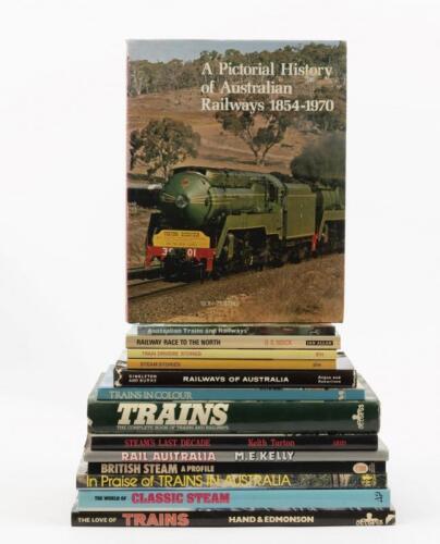 RAILWAY: Fourteen pictorial books on railway in Australia and around the world.