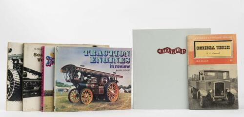 TRACTOR ENGINES: A group of hardcover books detailing tractor engines