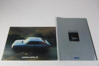 FIAT/LANCIA: Two sales brochures for a Lancia series II and Fiat 132 GL/GLS