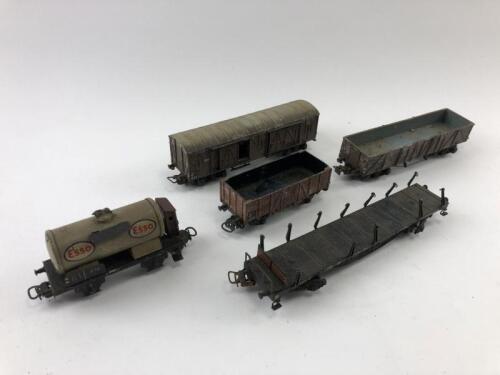 MARKLIN: Five Marklin goods wagons set, circa 1956