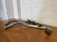 BSA: A pair of&nbsp;used exhaust pipes to suit a 500cc plunger frame and 500cc MX [Location: Sydney] - 2