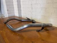 BSA: A pair of&nbsp;used exhaust pipes to suit a 500cc plunger frame and 500cc MX [Location: Sydney] - 4