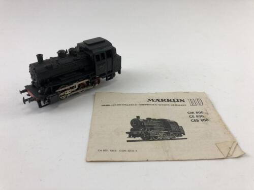MARKLIN: A Marklin CM800 0-6-0 tank locomotive with booklet, circa 1957