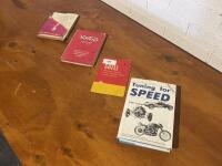 Books: Two books on Norton, plus Tuning for Speed by Phil Irving and Shell Racing Fuels [Location: Sydney]