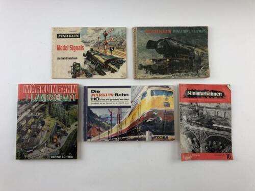 MARKLIN: Five Marklin publications, once circa 1950