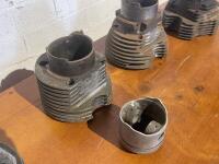 VELOCETTE: A collection of five barrrels, two with pistons [Location: Sydney] - 5