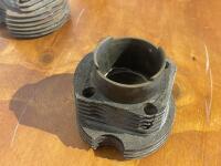 VELOCETTE: A collection of five barrrels, two with pistons [Location: Sydney] - 9
