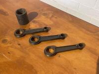 VELOCETTE: A collection of three MSS conrods [Location: Sydney] - 2
